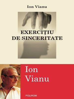 cover image of Exercitiu de sinceritate